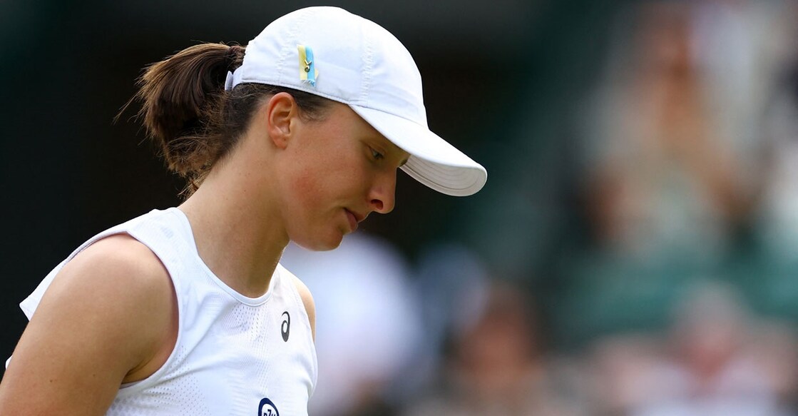 Poland's Iga Swiatek during her third round match against France's Alize Cornet. Photo: Reuters/ Hannah Mckay