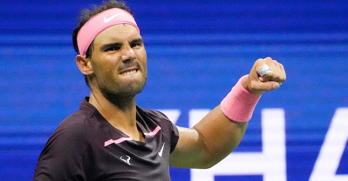 Rafael Nadal reacts after beating Richard Gasquet. Photo: USA TODAY Sports/Reuters/Robert Deutsch