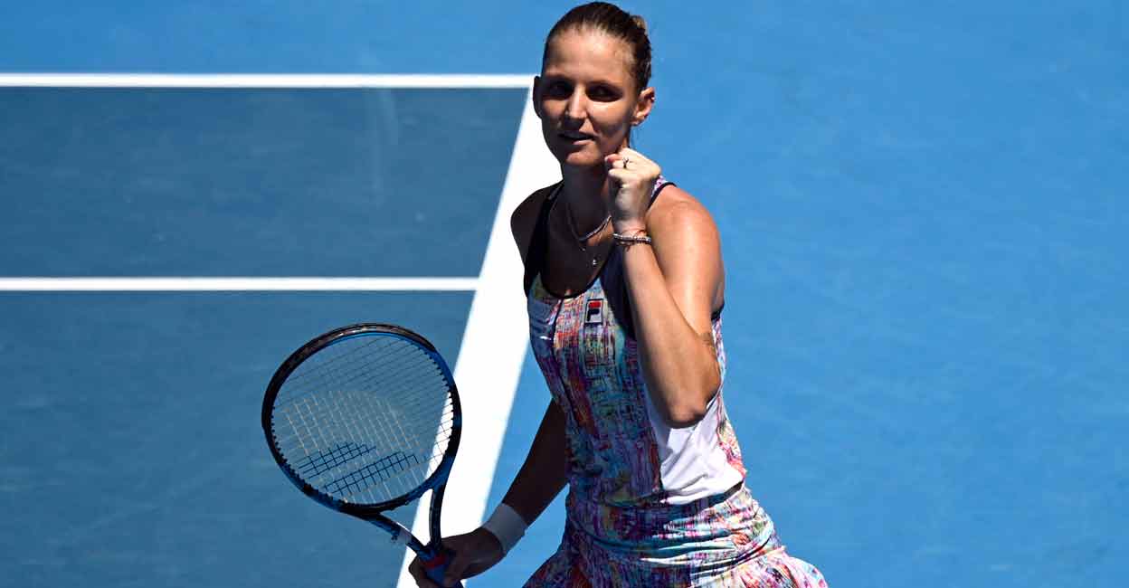 Karolina Pliskova Karolina Pliskova celebrates after winning her third round match against Varvara Gracheva. Photo: Reuters/Jaimi Joy