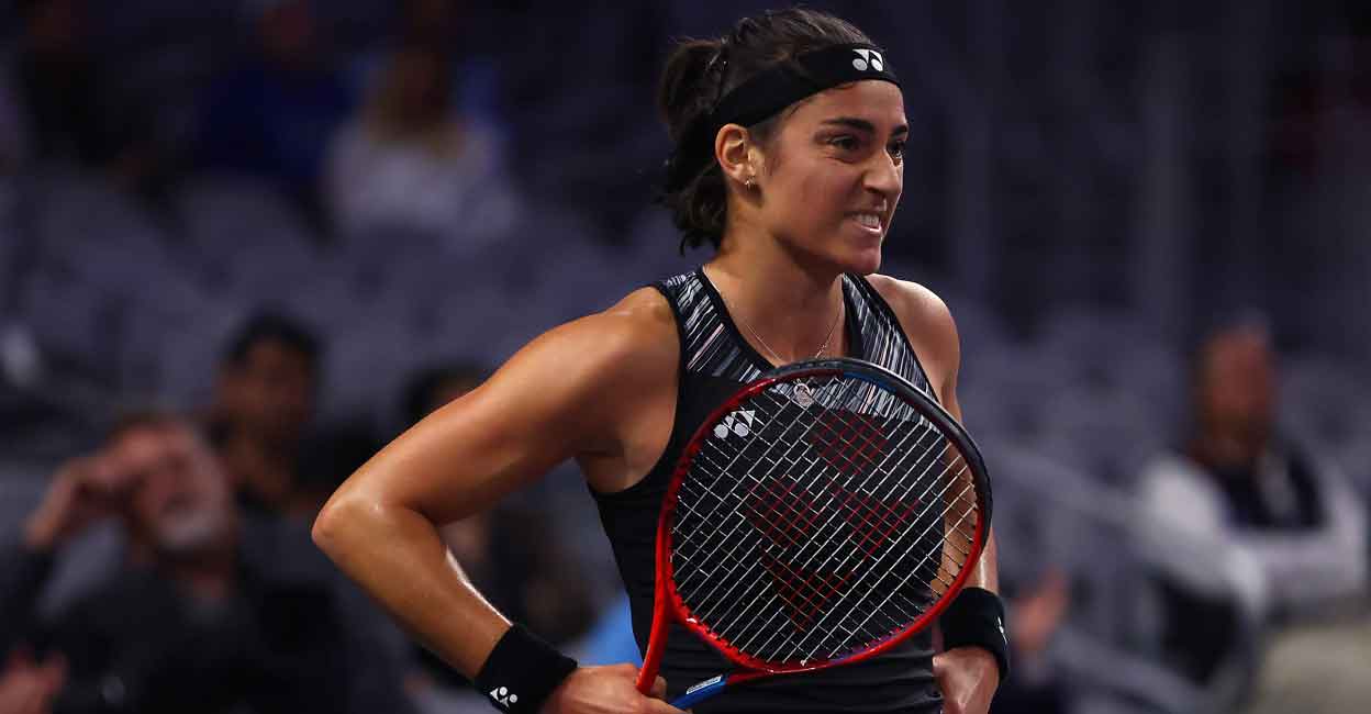Caroline Garcia. File photo: AFP/ Katelyn Mulcahy