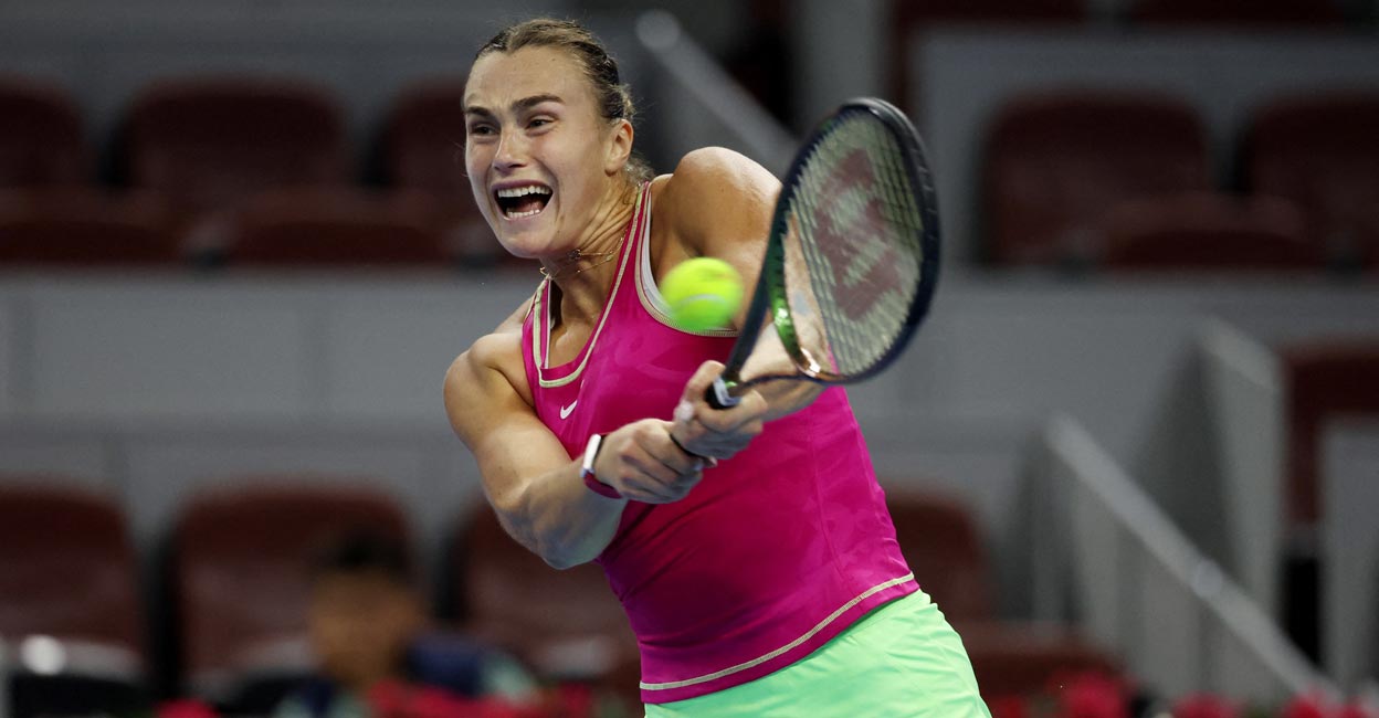 WTA Finals: Sabalenka Powers Past Sakkari | Tennis News | Onmanorama