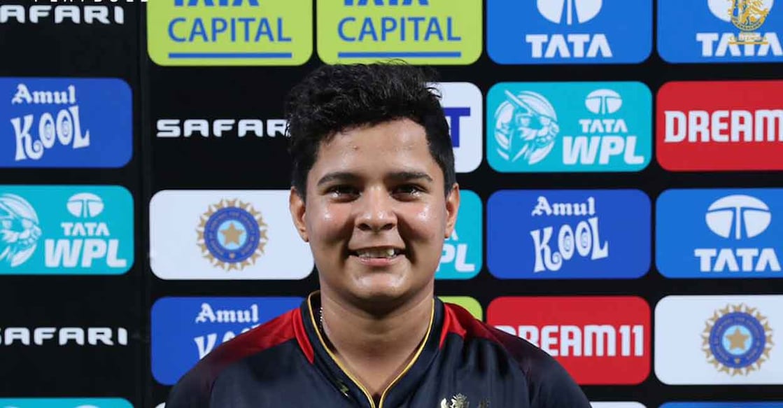 Kanika Ahuja's breezy 46 set up RCB's win. Photo: Twitter@RCBTweets