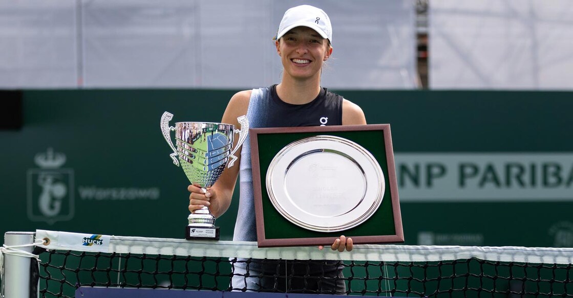 Iga Swiatek won easily. Photo: Twitter@WTA 