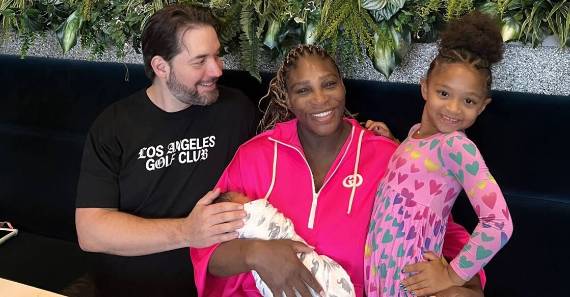 Serana Williams and hubby blessed with a baby girl. Photo: twitter@alexisohanian