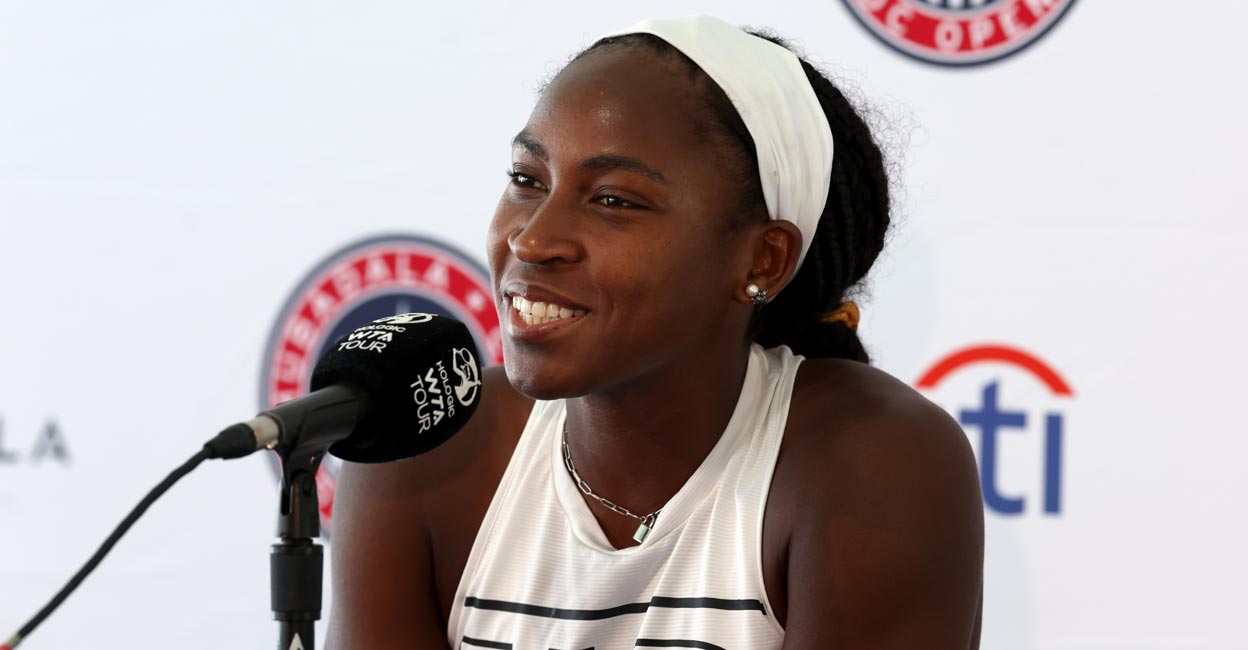 Gauff took the course after watching her dad perform CPR on a person who did not survive. File photo: Getty Images via AFP/Rob Carr