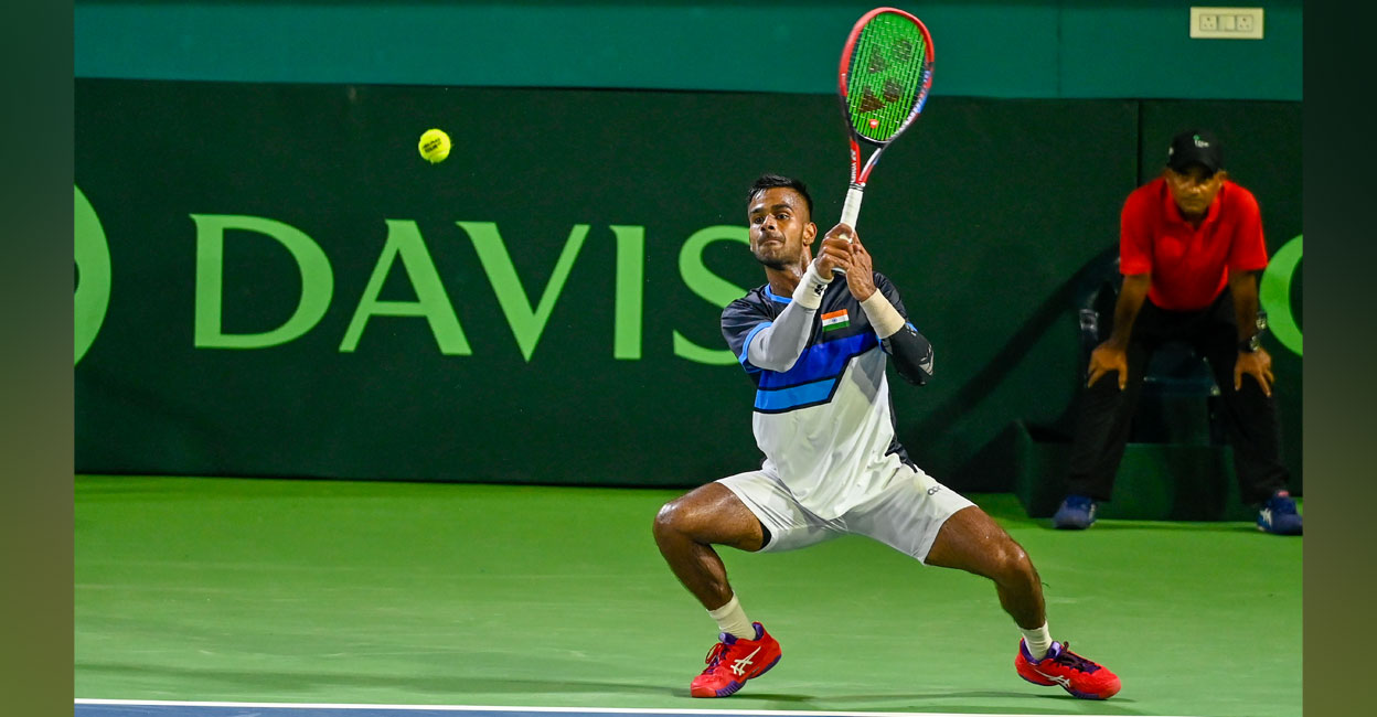 Davis Cup: Nagal makes it 1-1 against Morocco after Mukund limps out ...