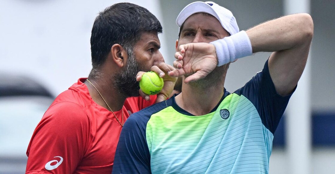 Bopanna and Ebden breezed past the wildcards. File photo: AFP/Wang Zhao
