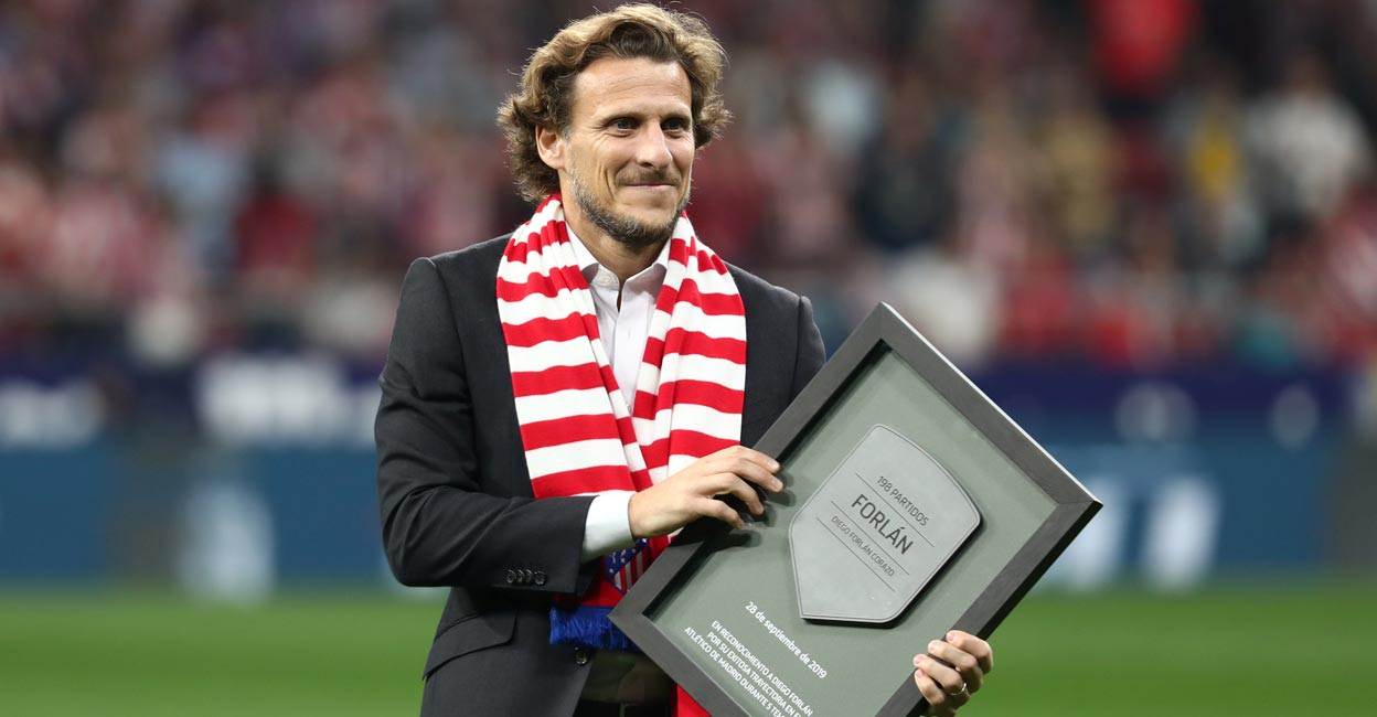 Forlan won 112 caps for Uruguay scoring 36 goals. File photo: Reuters/Sergio Perez