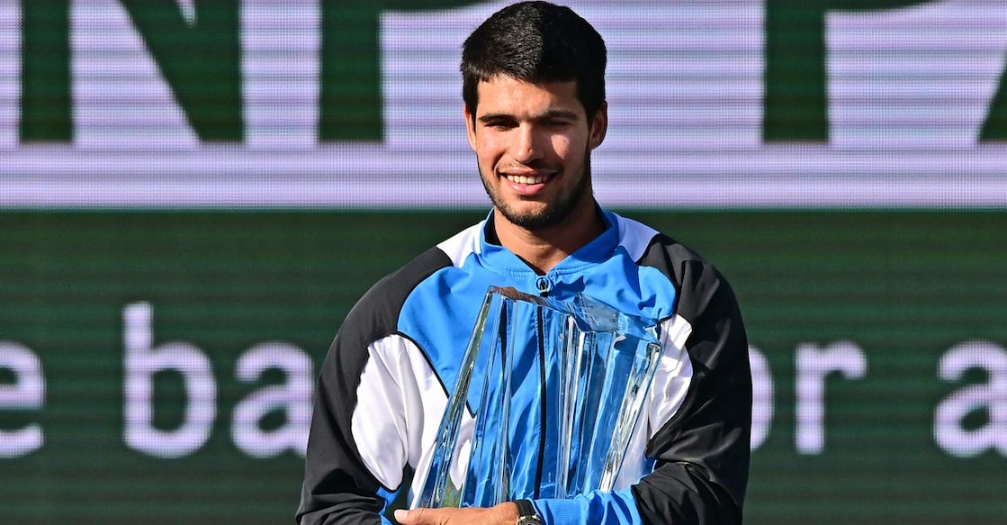 Carlos Alcaraz retained his title. Photo: AFP/Frederic J Brown