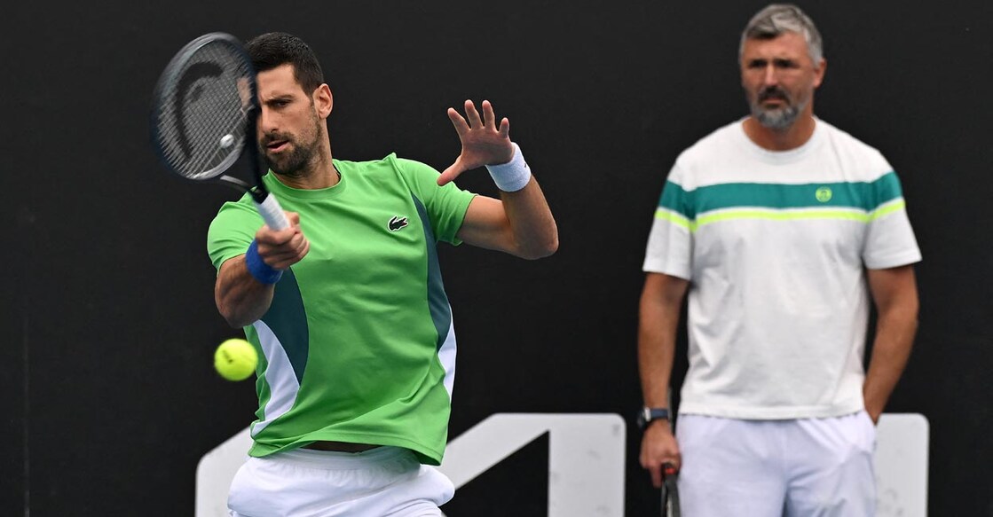 Djokovic has ended his highly successful partnership with Ivanisevic. File photo: AFP/Paul Crock 