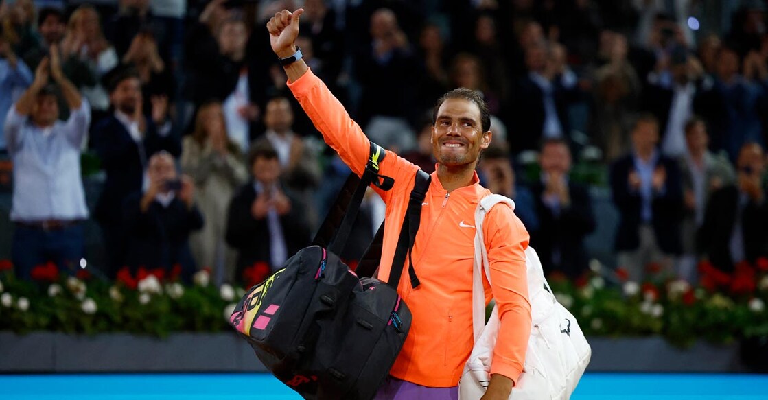 Rafael Nadal leaves court after losing to Jiri Lehecka. Photo: Reuters/Susana Vera
