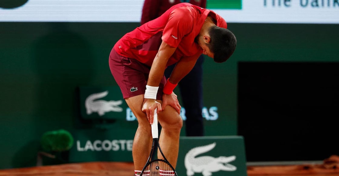 The njury could also cast doubts over Djokovic's fitness for Wimbledon. File photo: Reuters/Stephanie Lecocq