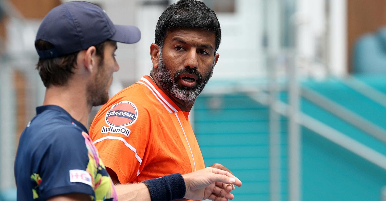Matthew Ebden and Rohan Bopanna. File photo: AFP/Elsa