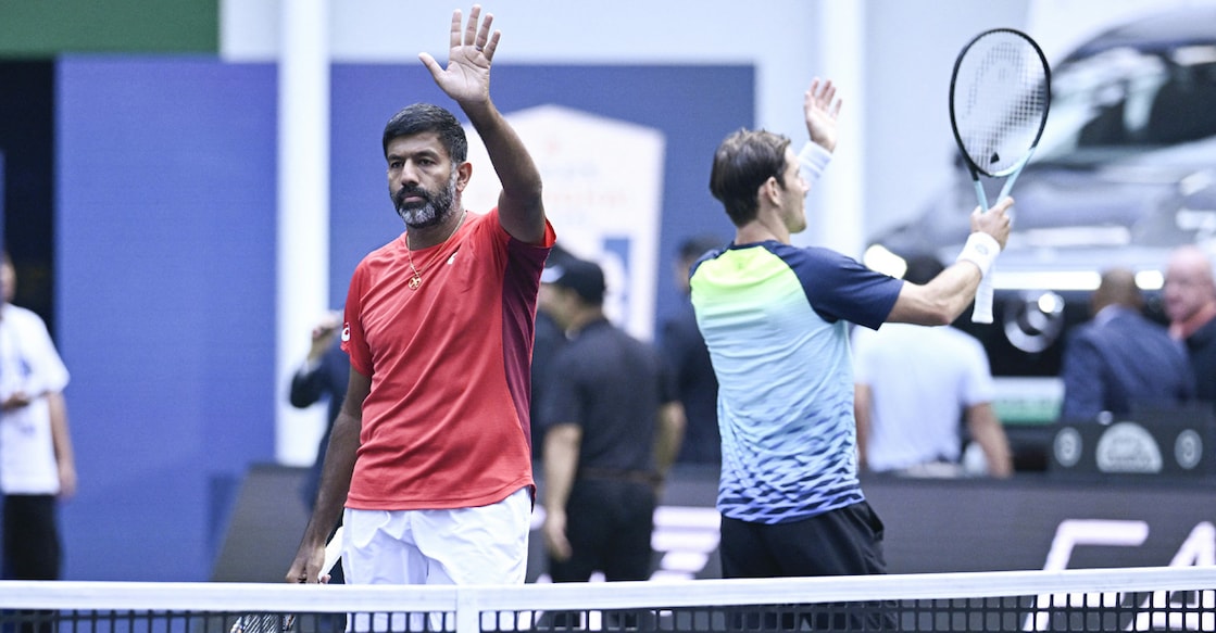 TENNIS-ATP-CHN Rohan Bopanna and Matthew Ebden. File photo: AFP