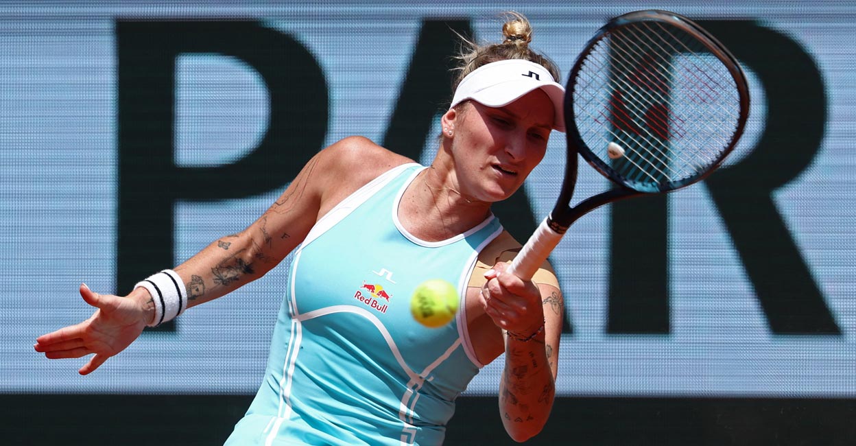 Vondrousova is recuperating from a hand injury. File photo: Reuters/Yves Herman