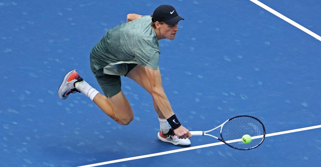 Jannik Sinner in action during the US Open final against Taylor Fritz. File photo: Reuters/ Eduardo Munoz