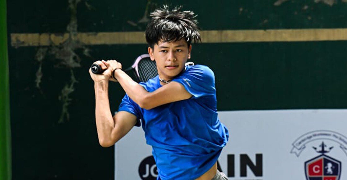 Karan Thapa of Kerala in action. Photo: Special arrangement