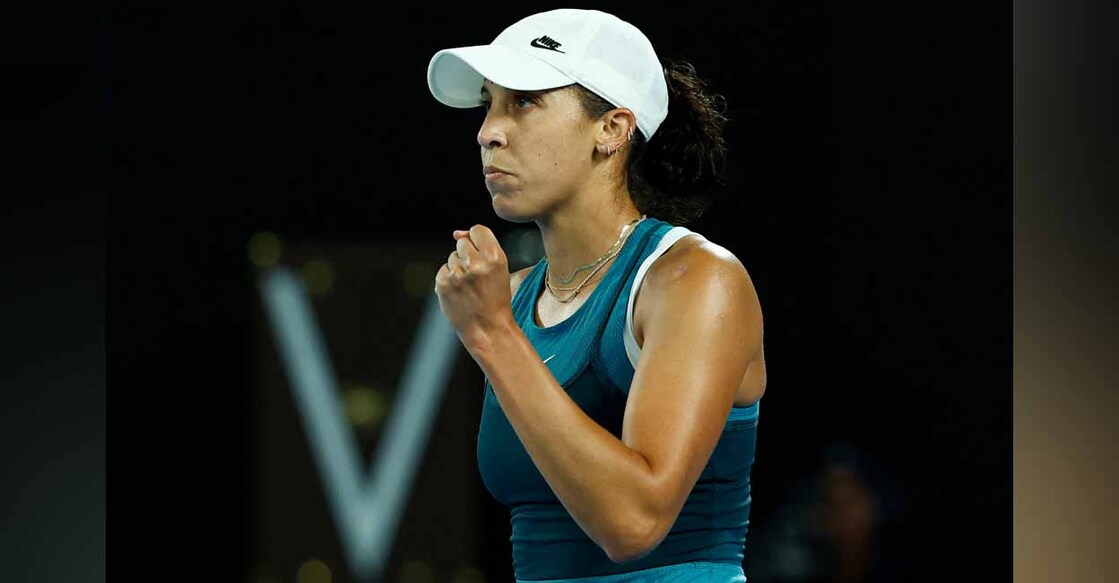 Madison Keys of the U.S. reacts during the final against Belarus' Aryna Sabalenka. Photo: REUTERS/Kim Kyung-Hoon
