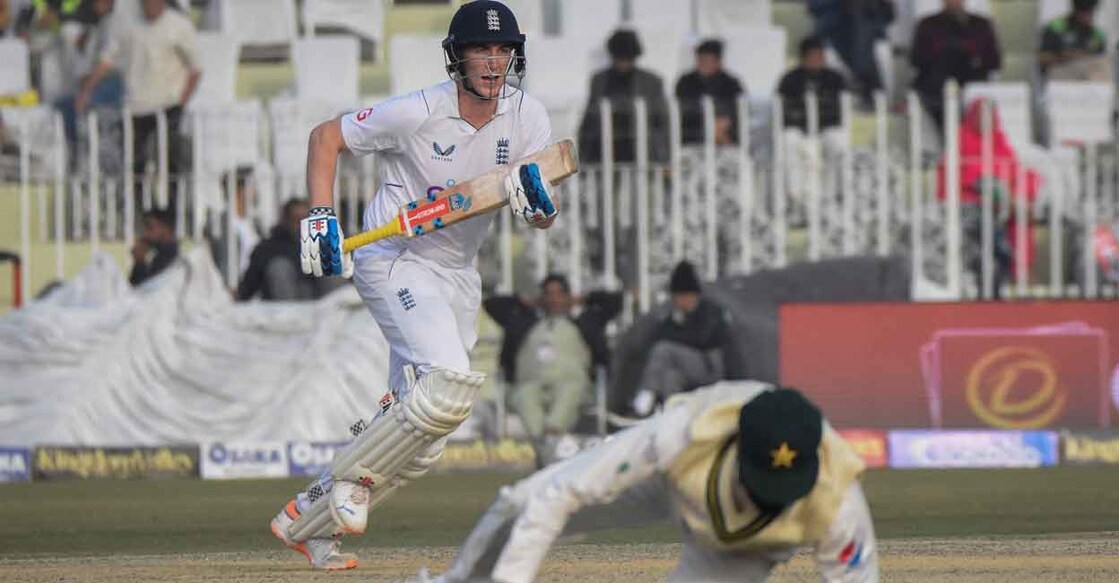 England's Harry Brook en route to his hundred in the Rawalpindi Test. File photo: Reuters/Waseem Khan