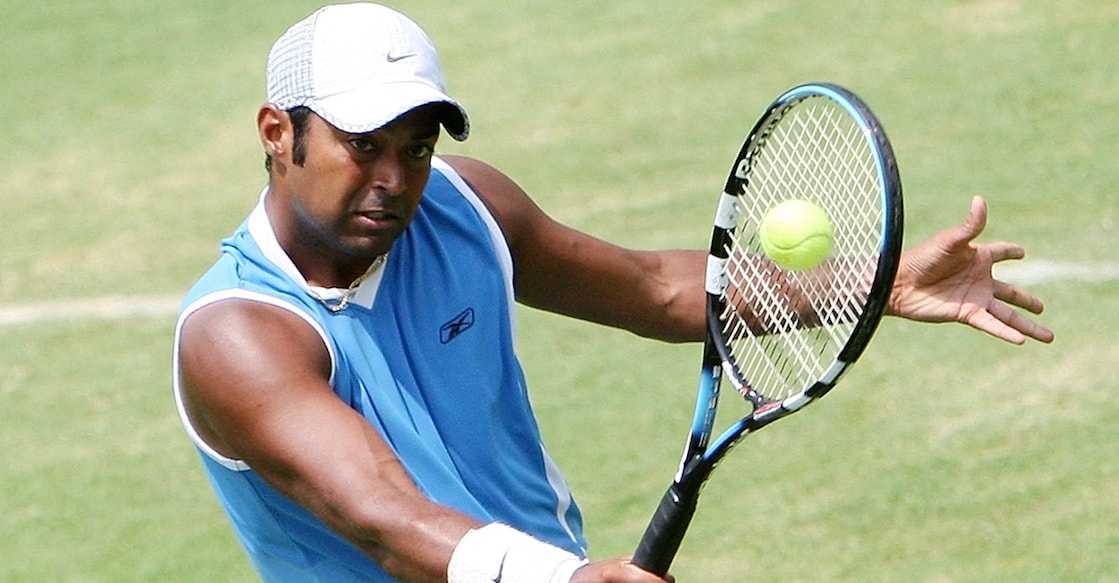 Leander Paes invariably raised his game in the Davis Cup. File photo: AFP/Manan Vatsyayana