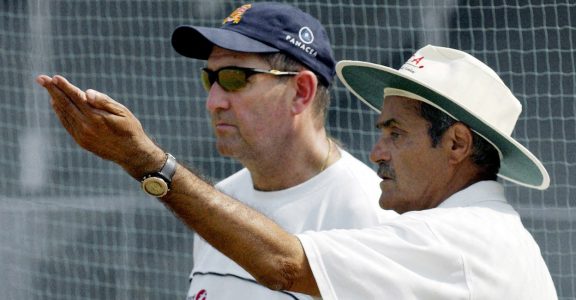 Nari Contractor with Graham Gooch Nari Contractor with Graham Gooch