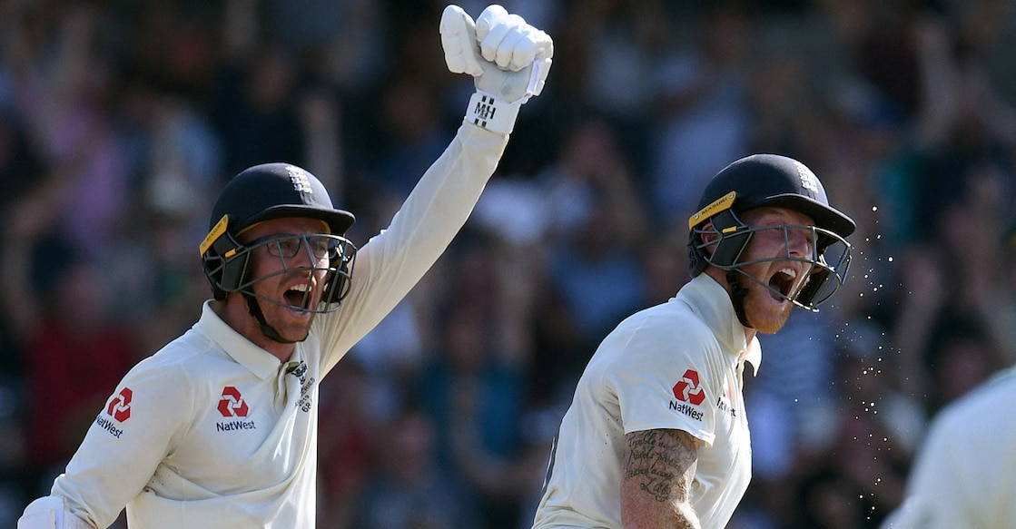Jack Leach and Ben Stokes Jack Leach and Ben Stokes