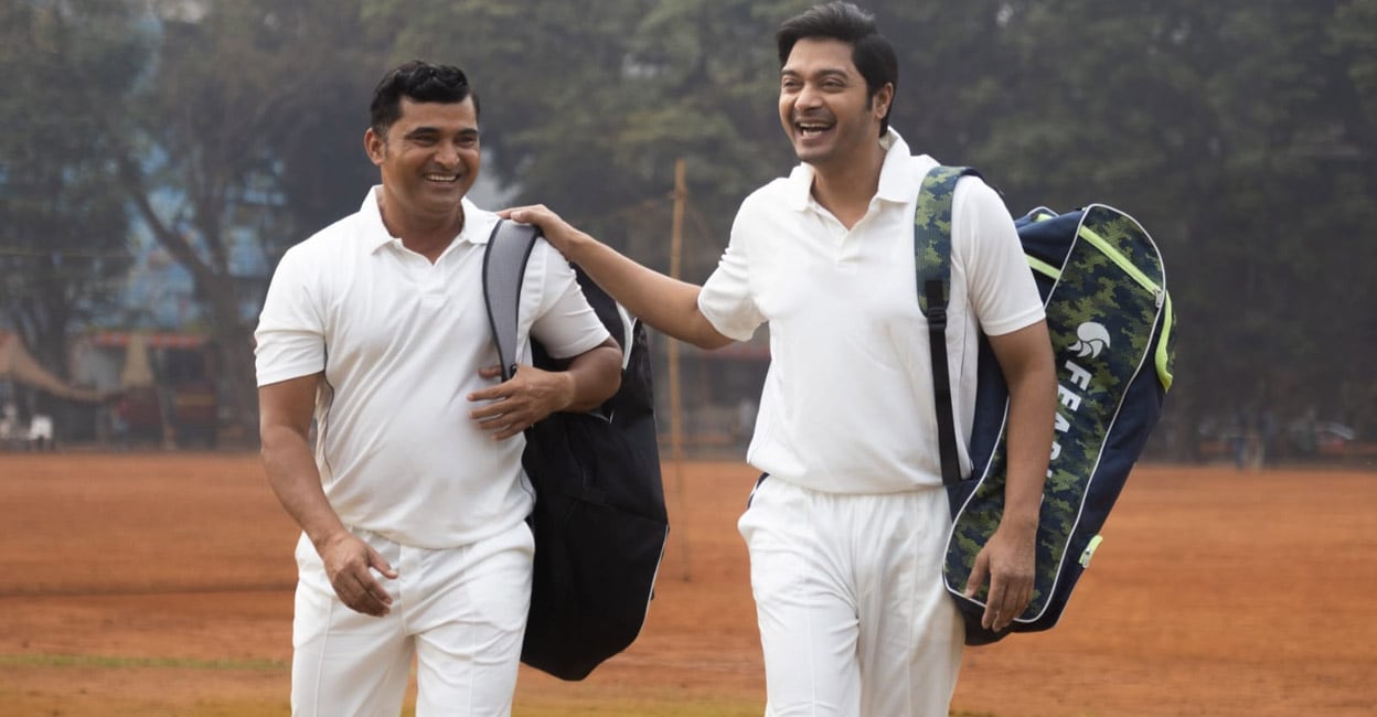 Pravin Tambe with Shreyas Talpade Pravin Tambe with Shreyas Talpade
