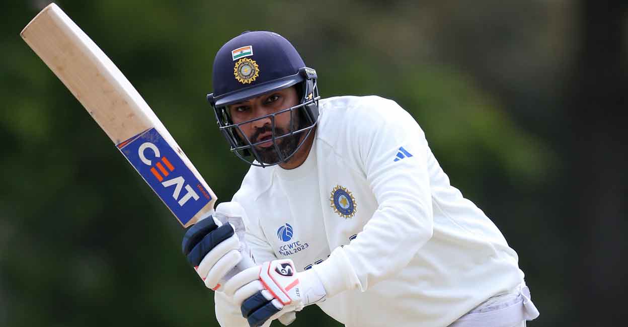 Rohit Sharma Indian skipper Rohit Sharma during a practice session. File photo: Twitter@BCCI