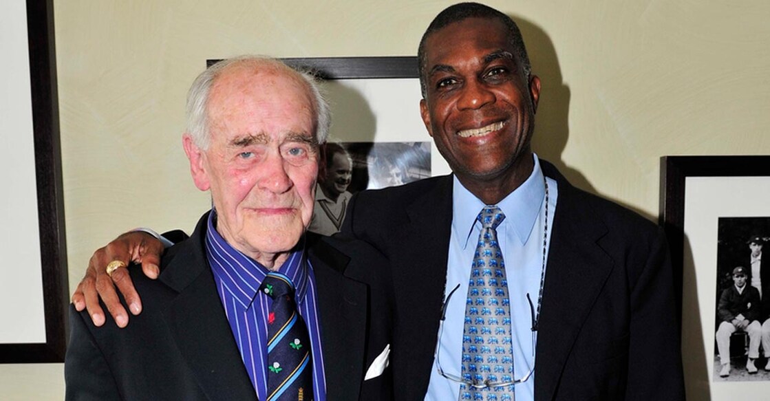 Brian Close was at the receiving end of a hostile spell by Michael Holding & Co. in the 1976 Manchester Test. File photo: Yorkshire Cricket Club/AFP/ Simon Wilkinson