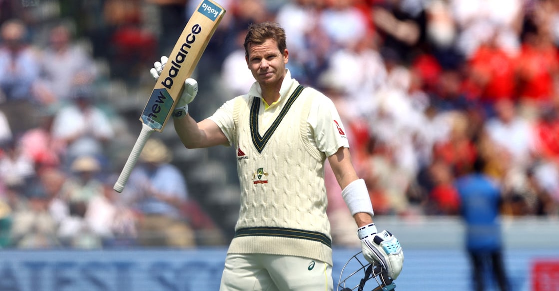 Steve Smith acknowledges the cheers as he walks back after scoring 110 in the second Test at Lord's. File photo: Action Images via Reuters/Matthew Childs