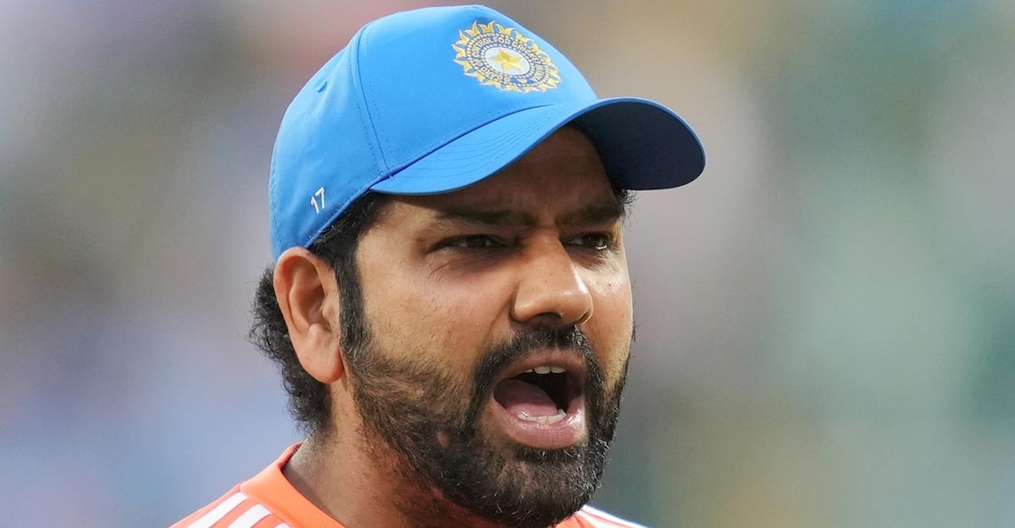 Indian captain Rohit Sharma held centrestage in the final T20I against Afghanistan. File photo: PTI/Shailendra Bhojak 
