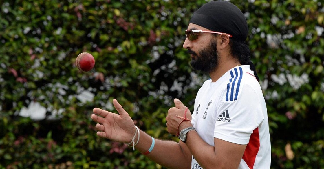 Monty Panesar had a memorable tour of India in 2012. File photo: AFP/Saeed Khan