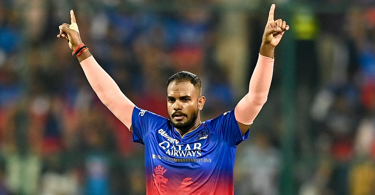 Yash Dayal Yash Dayal celebrates a strike in IPL 2024. File photo: AFP/Idrees Mohammed