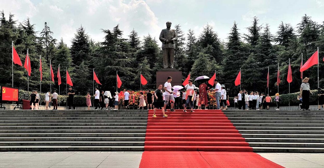 Mao statue in Shaoshan. Photo: Paul Zacharia