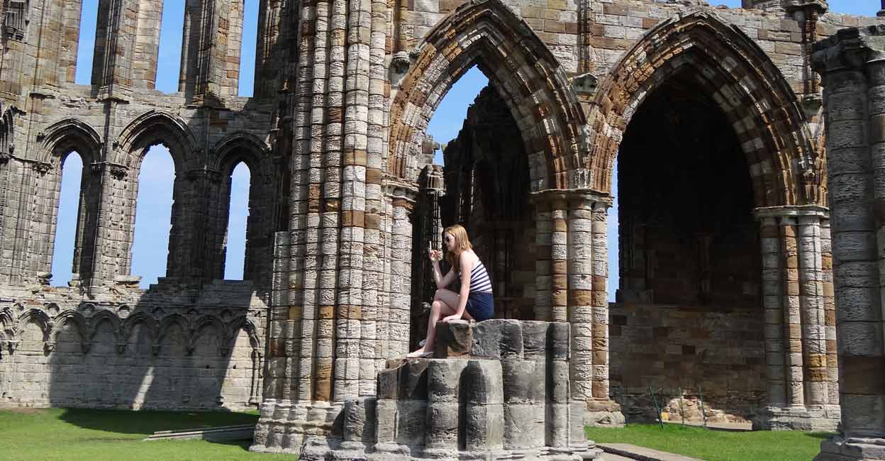 Ruins of the Abbey Whitby. Photo: Paul Zacharia