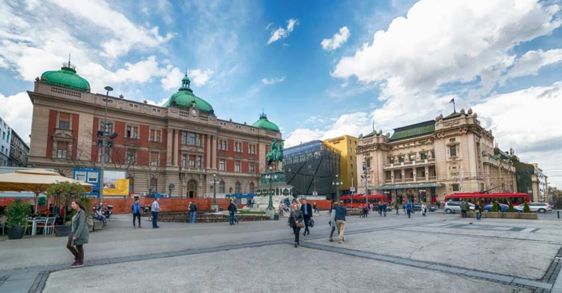 Belgrade square: Where lovers gather to laugh and make merry