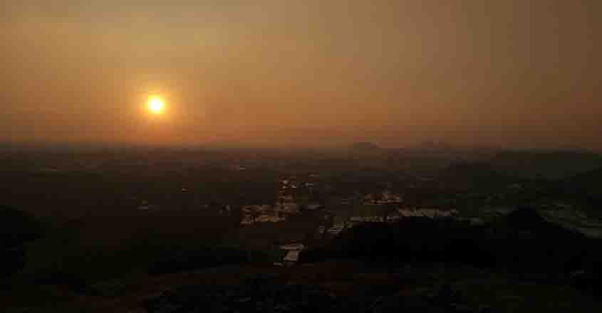 hampi-sunset hampi-sunset