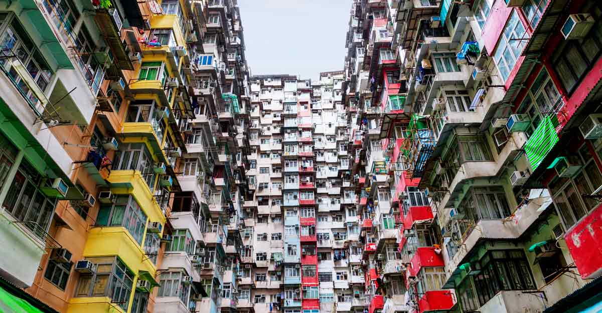 Monster Building, an urban beauty in Hong Kong's concrete jungle Monster Building, an urban beauty in Hong Kong's concrete jungle