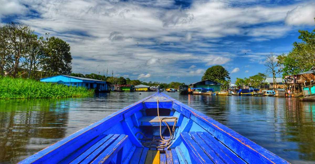A city in the midst of Amazon rainforest 