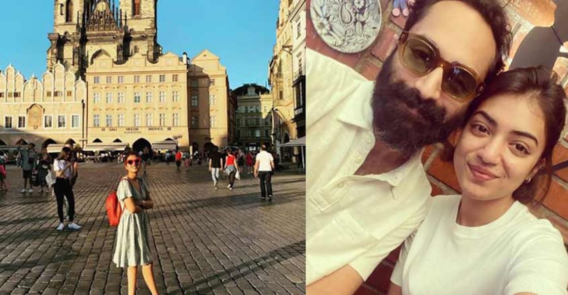 Nazriya and Fahadh are in trip mode at Prague
