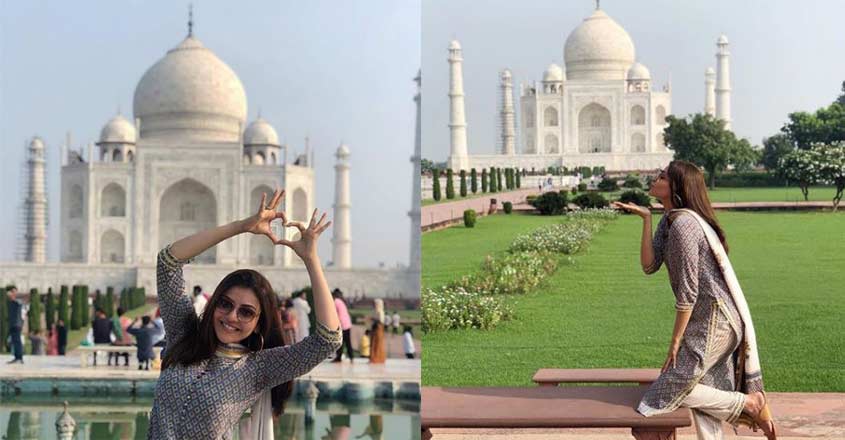 Kajal Aggarwal visits Taj Mahal for the first time