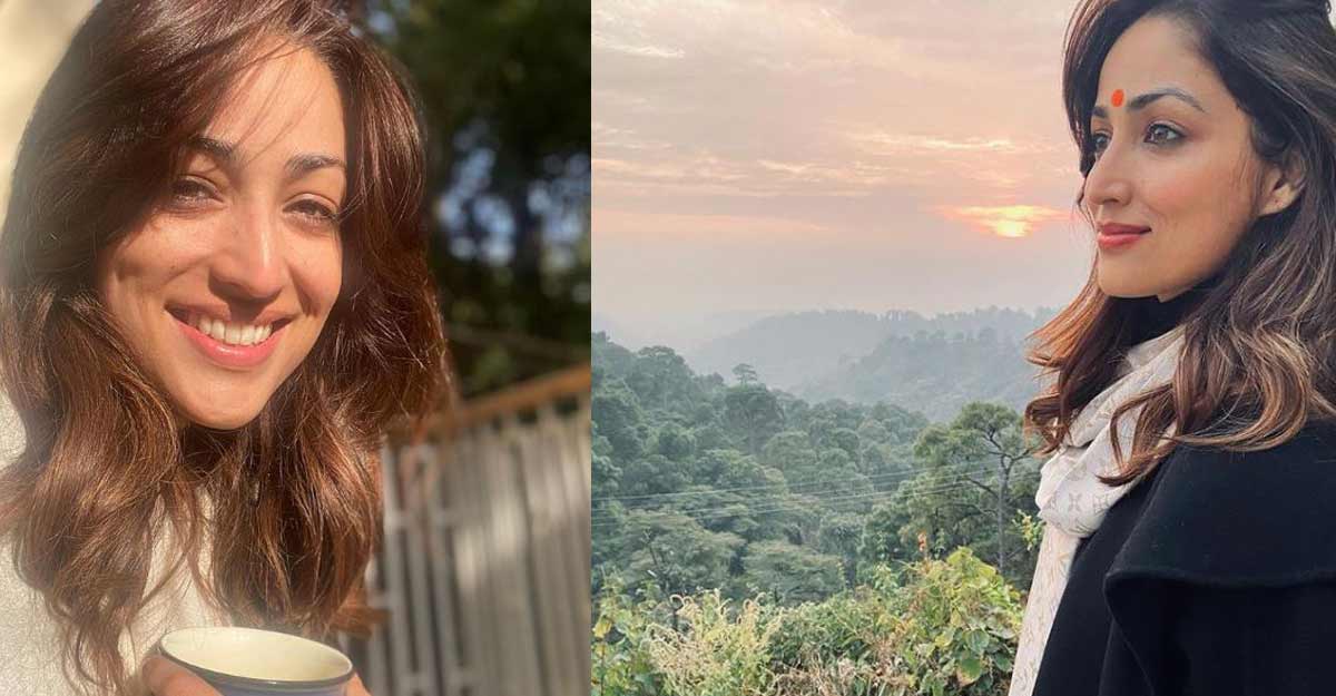 Yami Gautam has a great time in Himachal as snow covers state