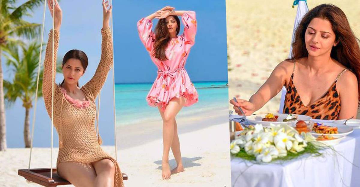 Vedhika's super-cool luxury holiday in Maldives