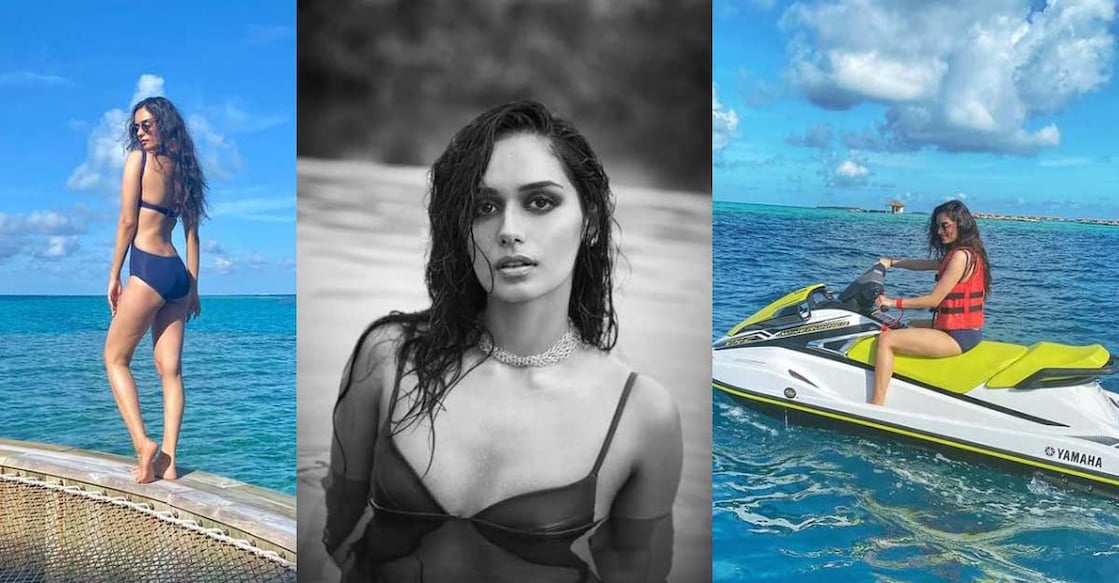 Blue is the warmest colour for Manushi Chillar: From her Maldives diaries