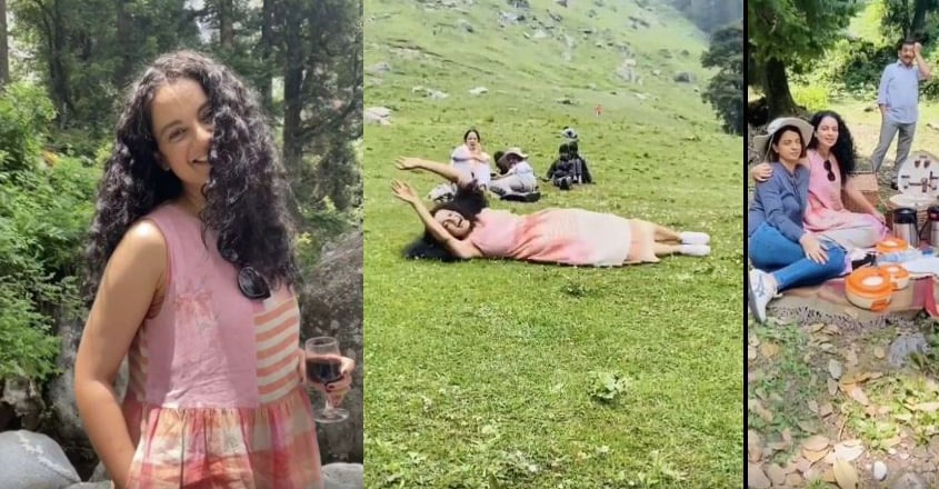 Kangana and family members beat lockdown blues in Manali Kangana and family members beat lockdown blues in Manali