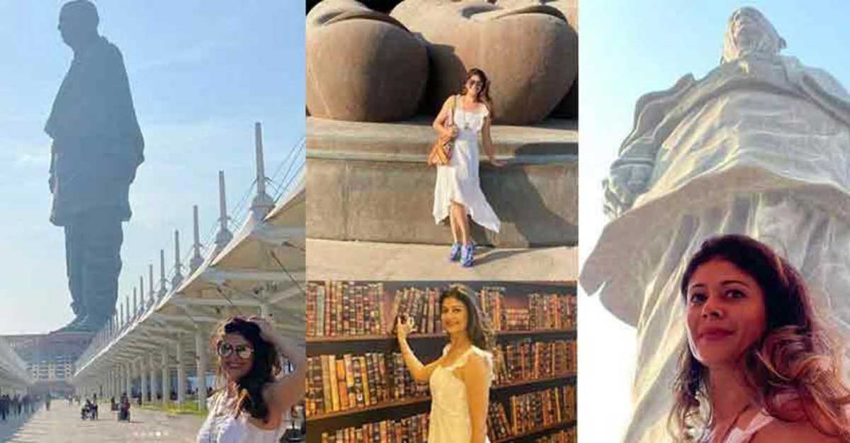 Actress Pooja Batra's tryst with 'Statue of Unity'