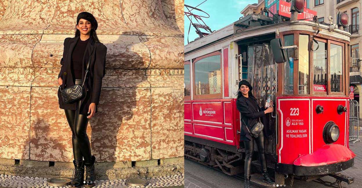 Nyla Usha in Istanbul. Photo: Nyla's Instagram account