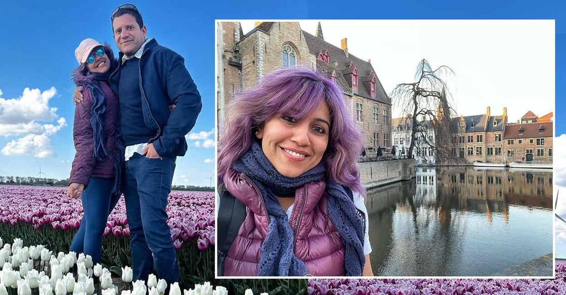 It’s tulip time for Ranjini Haridas in the Netherlands  