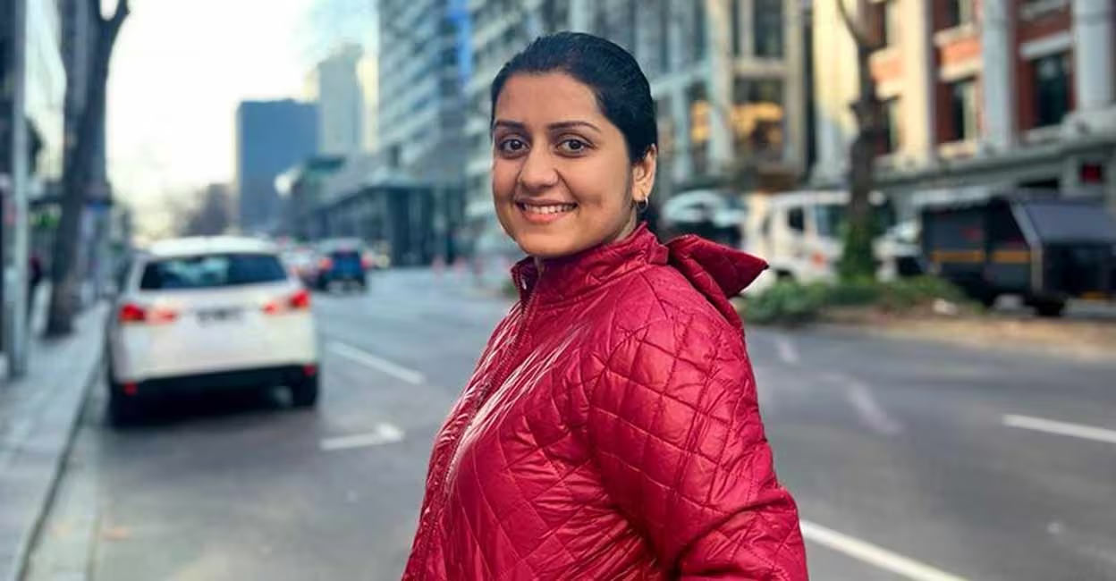 Actress Sarayu during one of her trips. Photo: Special Arrangement