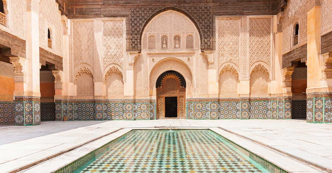The Ali Ben Youssef Madrassa in Marrakesh, Morocco. Photo: iStock/Mlenny